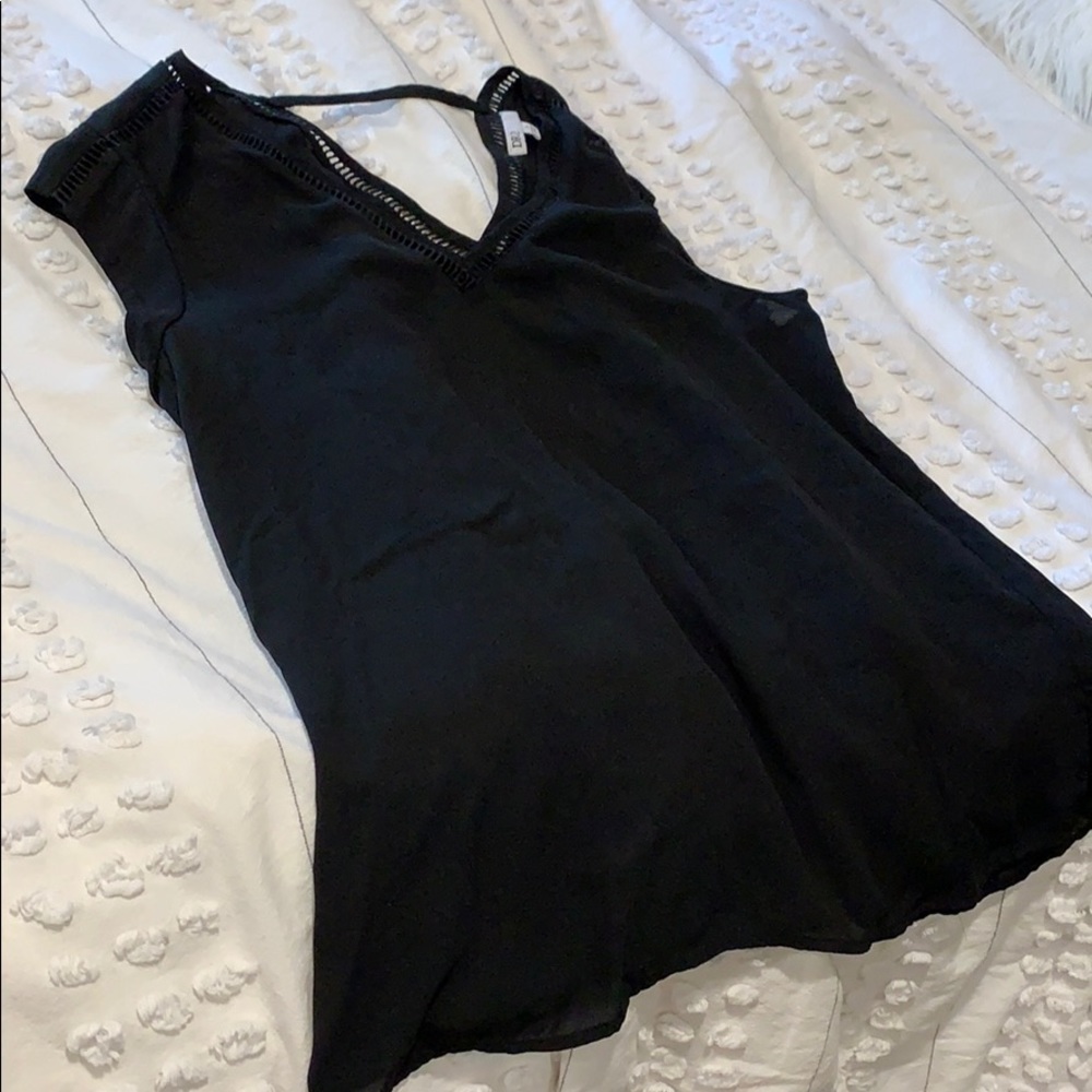 Black float blouse - Picture 2 of 5